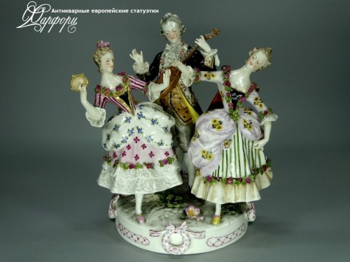 Купить фарфоровую статуэтку Royal Vienna Веселая компания